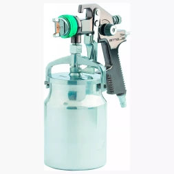 Пневматический краскопульт AS 802 HVLP, профессиональный, всасывающего типа, сопло 1,4мм Stels 57366