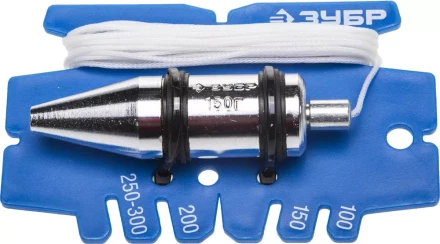 Отвес ЗУБР &quot;ЭКСПЕРТ&quot; строительный со шнуром и безопасным наконечником, 150 г 06347-15_z01 купить в Перми