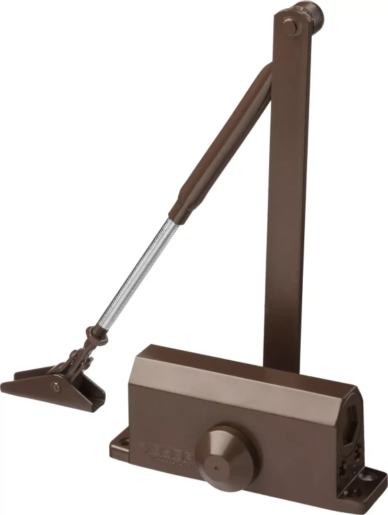 Доводчик дверной ЗУБР "ПРОФЕССИОНАЛ", для дверей массой до 80 кг, цвет коричневый 37912-80 купить в Перми