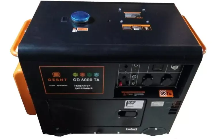 Дизельный генератор Gesht GD6000TA купить в Перми