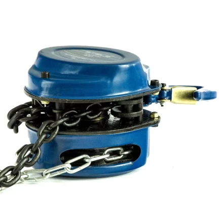 Таль цепная 0,5 т h подъема 2,5 м расстояние между крюками 350 мм Stels 51943 купить в Перми