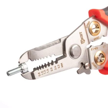 Многофункциональный стриппер КВТ WSS-02 для снятия изоляции с проводов 0.5–6.0 мм (102399) купить в Перми