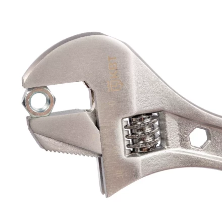 Ключ разводной гаечный КВТ РКП-250, 250 мм, максимальный развод 36 мм (92065) купить в Перми