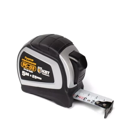 Рулетка строительная РС-03-5х25 КВТ купить в Перми
