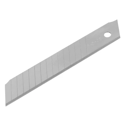 Лезвия, 18 мм, сталь SK5 - 0,5 мм, многосегментные, 10 штук// Denzel 79304 купить в Перми