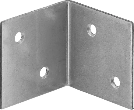 ЗУБР УМШ-1.5, 40 x 40 x 40 x 1.5 мм, белый цинк, широкий мебельный уголок (31034-40) купить в Перми