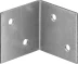 ЗУБР УМШ-1.5, 40 x 40 x 40 x 1.5 мм, белый цинк, широкий мебельный уголок (31034-40) купить в Перми