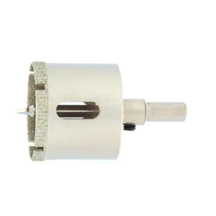 Сверло по керамической плитке и стеклу, 35 х 55 мм, шестигранный хвостовик, с центрующим сверлом Сибртех 72718 купить в Перми