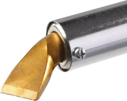 Паяльник, ЗУБР &quot;МАСТЕР&quot; 55303-300, с выключателем, деревянной рукояткой и долговечным жалом, 300Вт, клин 55303-300 купить в Перми