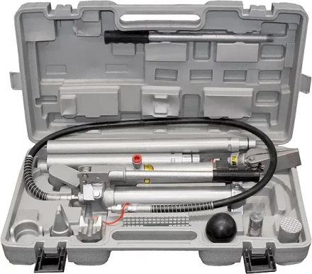 Растяжка гидравлическая 10 т набор из 17 предметов 7 сменных насадок в пластмассовом кейсе MATRIX 513405 купить в Перми