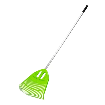 Грабли веерные пластиковые Palisad, 495 х 1680 мм, 23 плоских зуба, алюминиевый черенок, Россия, 61805 купить в Перми