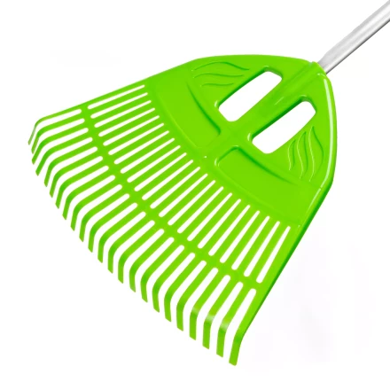 Грабли веерные пластиковые Palisad, 495 х 1680 мм, 23 плоских зуба, алюминиевый черенок, Россия, 61805 купить в Перми