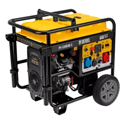 Генератор бензиновый Denzel PS-120EAD-3, 12 кВт,230/400 В, 40л, разъём ATS,перекл.режима,эл.старт