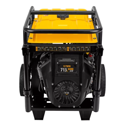 Генератор бензиновый Denzel PS-120EAD-3, 12 кВт,230/400 В, 40л, разъём ATS,перекл.режима,эл.старт купить в Перми