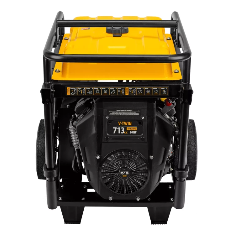 Генератор бензиновый Denzel PS-120EAD-3, 12 кВт,230/400 В, 40л, разъём ATS,перекл.режима,эл.старт купить в Перми