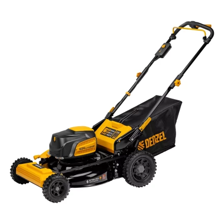 Газонокосилка аккумуляторная самоходная бесщет., Denzel RLMS560-62, 560 мм, Li-ion, 62В (58920) купить в Перми