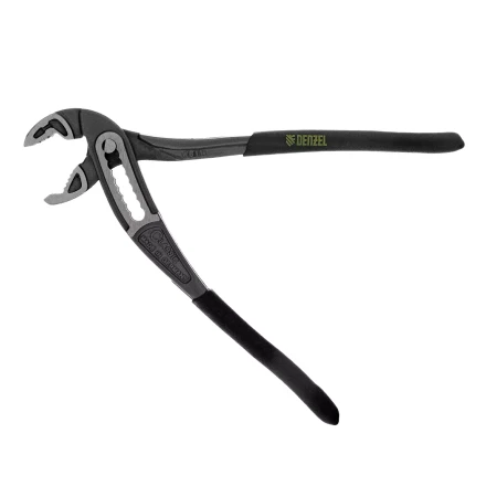 Клещи переставные Denzel 17901, обливные рукоятки, 180 мм купить в Перми