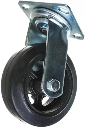 Колесо большегрузное поворотное SCd 63 150 мм обрезиненное РФ 1030008 купить в Перми