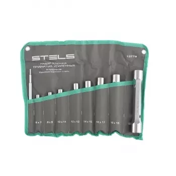 Набор ключей трубок торцевых усиленных 9 пред., CrV Stels 13779 купить в Перми