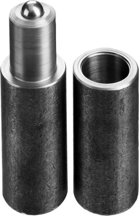 Петля СИБИН для металлических дверей, галтованная, цилиндрической формы, с впрессованным шариком, 18х100мм 37617-100-18 купить в Перми