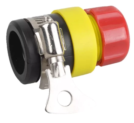 Соединитель GRINDA из ударопрочной пластмассы с хомутом (для трубы 16-21мм), 1/2&quot; 8-426335_z01 купить в Перми