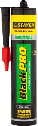 Герметик STAYER &quot;MASTER&quot; нейтральный силиконовый, прозрачный, 260мл 41217-2_z01 купить в Перми