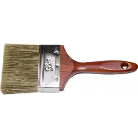 Кисть плоская STAYER &quot;LASUR - LUX&quot;, деревянная ручка, смешанная щетина, 100мм 01051-100 купить в Перми
