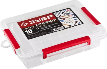 Органайзер ЗУБР &quot;МАСТЕР&quot; для крепежа и принадлежностей, 252х176х58мм (10&quot;) 38193-10 купить в Перми