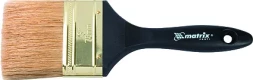 Кисть плоская "Профи" 1" натуральная щетина пластмассовая ручка MATRIX 83160