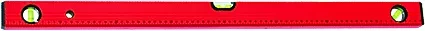 Уровень алюминиевый 1200 мм 3 глазка красный линейка  MATRIX 33232 купить в Перми