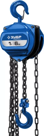 Таль цепная &quot;ТШ-1-6&quot; шестеренная, ЗУБР Профессионал 43082-1, 1т / 6м 43082-1_z01 купить в Перми