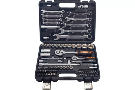 Набор инструментов, 1/2&quot;, 1/4&quot;, в кейсе 82 предм Вихрь 73/6/7/14 купить в Перми