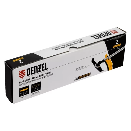 Диск для триммера  мульчирующий, 250 х 25,4 толщина 3 мм, 2 лезвия// Denzel 96327 купить в Перми