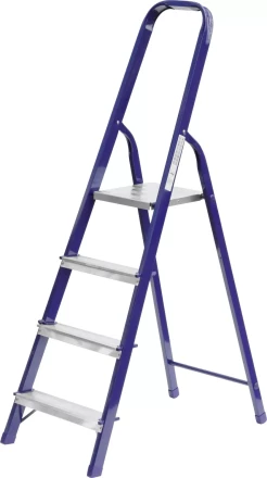 Лестница-стремянка СИБИН стальная, 4 ступени, 82 см 38803-04 купить в Перми