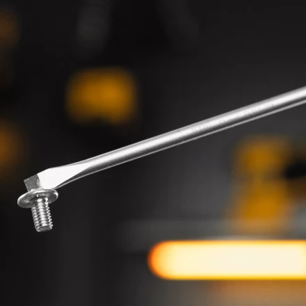 Отвертка, SL5x150 мм, S2, 3к рукоятка Denzel 121977 купить в Перми