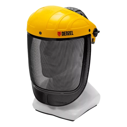 Щиток защитный лицевой с сеткой Denzel &quot;СВОНА&quot; НС-01 &quot;ЛЮКС&quot;, плавная регулировка храповик, 89196 купить в Перми