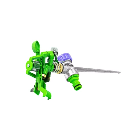 Разбрызгиватель латунный Palisad 654128, импульсный, с регулировкой угла горизонт. распыления до 26 м купить в Перми