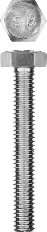 Болт ГОСТ 7798-70, M6 x 40 мм, 5 шт, кл. пр. 5.8, оцинкованный, ЗУБР 303086-06-040 купить в Перми