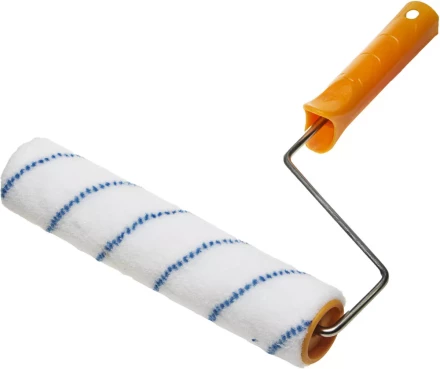 Валик NYLON ПОЛИАМИД малярный в сборе, ворс 6мм, бюгель 6мм, 40х240мм, STAYER Master 03041-24 купить в Перми