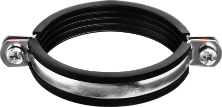 Хомут трубный с гайкой, оцинкованный, 3&quot;, 6шт, ЗУБР Мастер 37850-87-94 37850-87-94 купить в Перми
