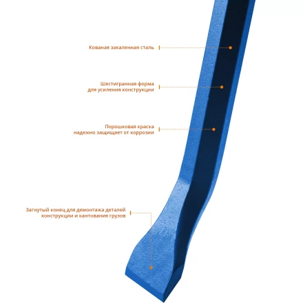 Ломы монтажные шестигранные серия ПРОФЕССИОНАЛ купить в Перми