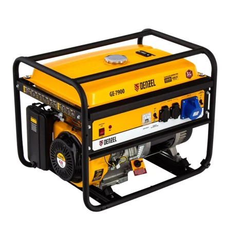Генератор бензиновый DENZEL GE 7900 94638 купить в Перми