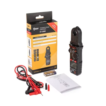 Токоизмерительные клещи КВТ КТ 200D с True RMS (101563) купить в Перми