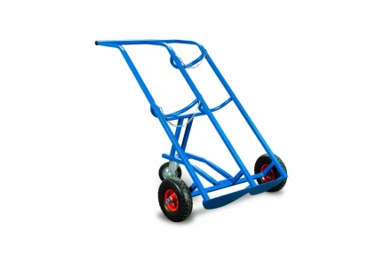 Тележка для баллонов пропан + кислород TOR ТГК-П, 2 баллона (250 пневмо+160поворотное) 1023962 купить в Перми