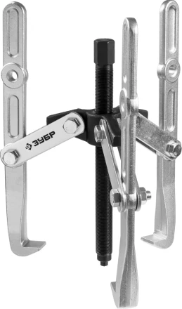 ЗУБР внешний d 40 - 340 мм, внутренний d 40 - 270 мм, шарнирный трехзахватный съемник с удлиненными захватами, Профессионал (43319-275) купить в Перми