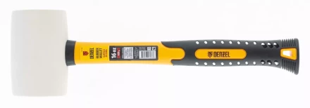 Киянка резиновая, 16 oz, белая резина, фибергласовая рукоятка Denzel 7711196 купить в Перми