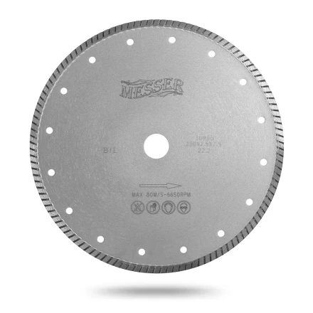 Алмазный турбо диск Messer B/L. Диаметр 180 мм. купить в Перми