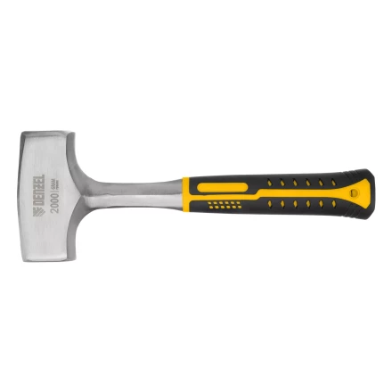 Кувалда 2 кг, цельнометаллическая, двухкомпонентная рукоятка Denzel 11013 купить в Перми