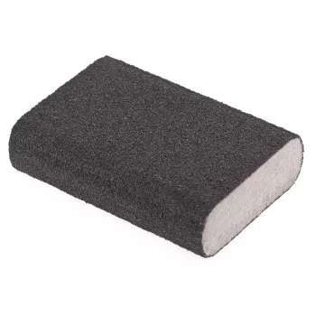 Губка для шлифования 100 х 70 х 25 мм овал твердая P100 MATRIX 75738 купить в Перми