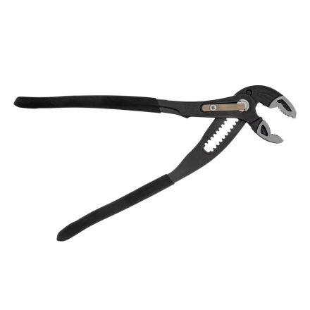 Клещи переставные Denzel 17906, кнопочный механизм, обливные рукоятки, 250 мм купить в Перми